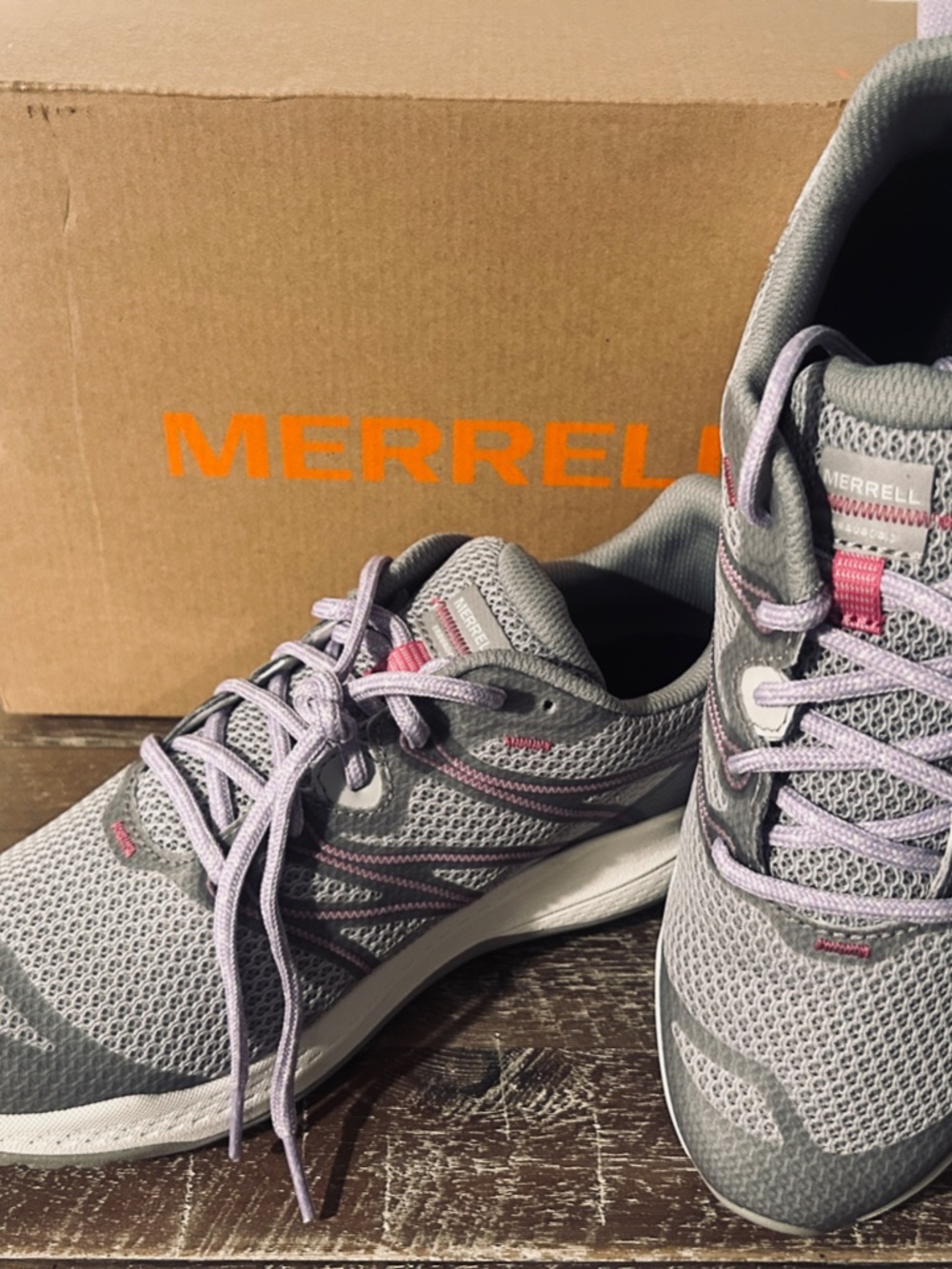 New Women’s Merrell Shoes Bravada 2 Breeze Paloma Gray & Lavender